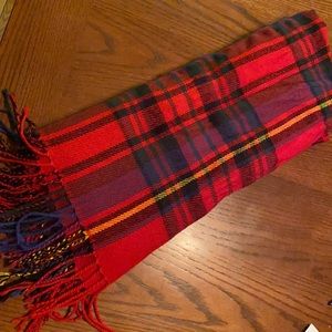 Plaid Blanket Scarf - Like New!